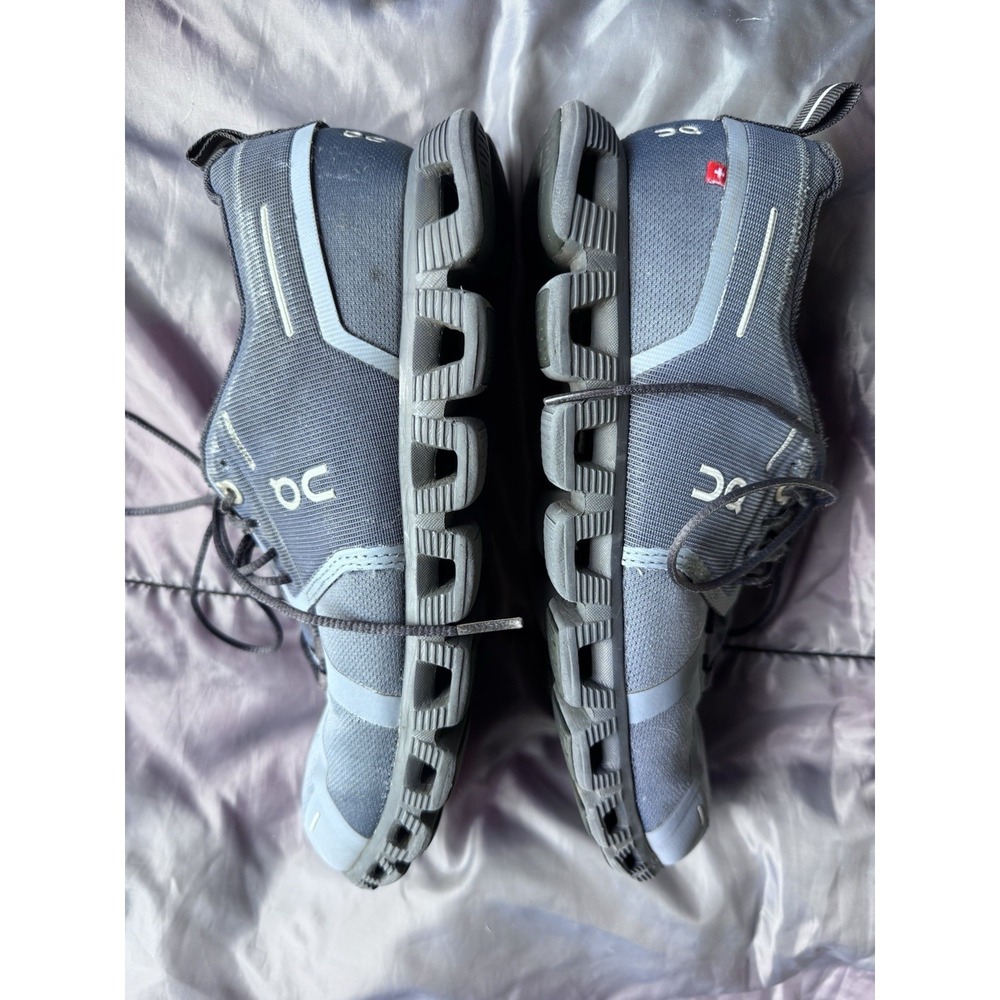 On Running Cloud Shoes Womens 10 Gray Blue Athletic Running Sneakers Athleisure